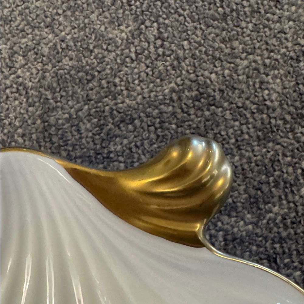 Christian Dior 24K Gold Shell Dish – Vintage Estate Piece Toni Clark - Picture 5 of 6